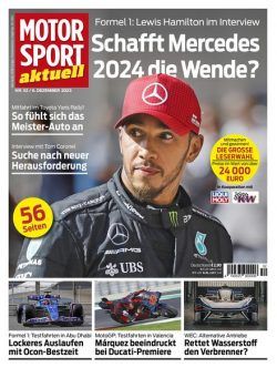 Motorsport aktuell – 5 Dezember 2023