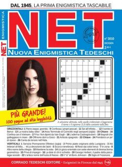 Nuova Enigmistica Tascabile – Dicembre 2023 – Gennaio 2024