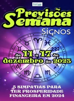 Previsoes da Semana – 11 Dezembro 2023