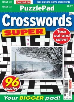 PuzzleLife PuzzlePad Crosswords Super – December 2023