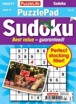 PuzzleLife PuzzlePad Sudoku – Issue 97 – November 2023