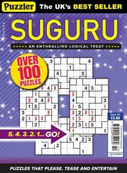 Puzzler Suguru – Issue 122 – 29 November 2023