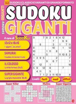 Sudoku Giganti – Gennaio-Febbraio 2024