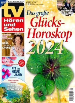 TV HOren und Sehen – 21 Dezember 2023