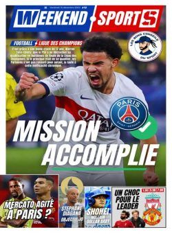 Week-end Sports – 15 Decembre 2023