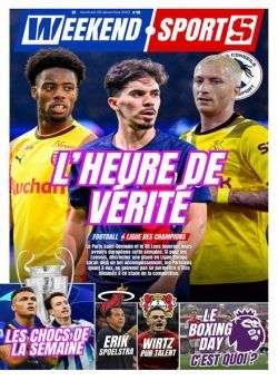 Week-end Sports – 9 Decembre 2023