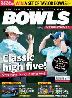 Bowls International – January 2024