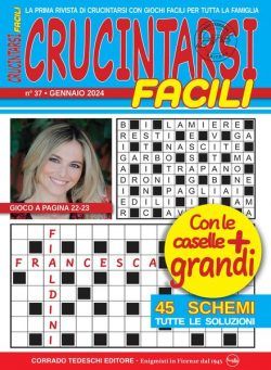 Crucintarsi Facili – Gennaio 2024