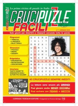 Crucipuzzle – 3 Gennaio 2024