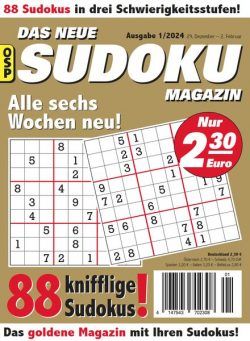 Das Neue Sudoku – Nr 1 2024