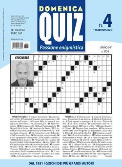 Domenica Quiz – 1 Febbraio 2024