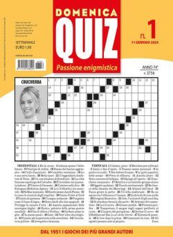 Domenica Quiz – 11 Gennaio 2024