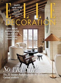 Elle Decoration Germany – Januar 2024