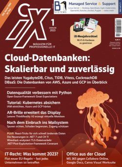 iX Magazin fur professionelle IT – Januar 2023