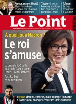 Le Point – 18 Janvier 2024