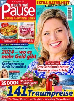 Mach mal Pause – 10 Januar 2024