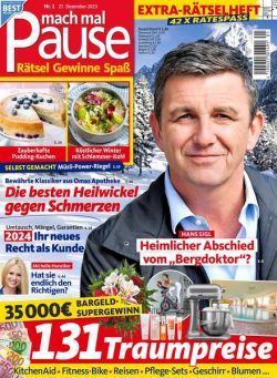 Mach mal Pause – 27 Dezember 2023