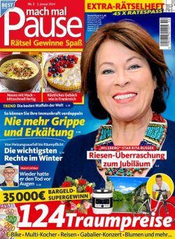 Mach mal Pause – 3 Januar 2024