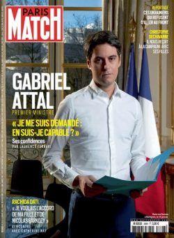 Paris Match – 18 Janvier 2024