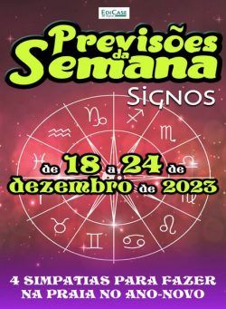 Previsoes da Semana – 18 Dezembro 2023