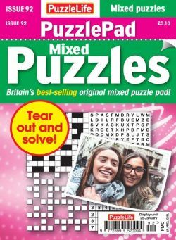 PuzzleLife PuzzlePad Puzzles – December 2023