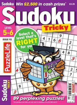 PuzzleLife Sudoku Tricky – Issue 92 – 21 December 2023