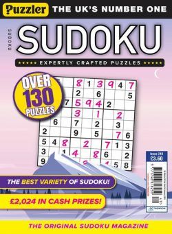 Puzzler Sudoku – Issue 249 – 30 December 2023