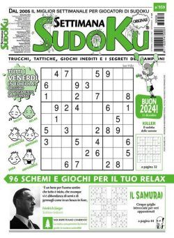 Settimana Sudoku – 29 Dicembre 2023