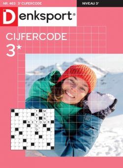 Denksport Cijfercode 3 – 25 Januari 2024