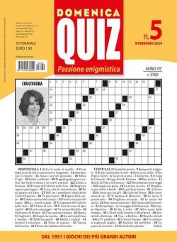 Domenica Quiz – 8 Febbraio 2024