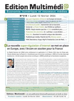 Edition Multimedia – 12 Fevrier 2024