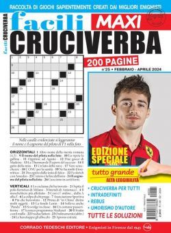 Facili Cruciverba – Febbraio-Aprile 2024