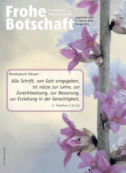 Frohe Botschaft – 4 Februar 2024