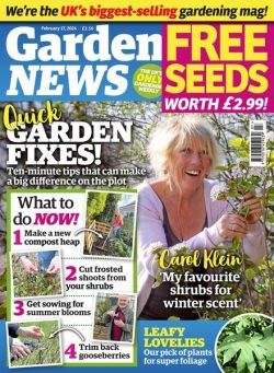 Garden News – 17 February 2024