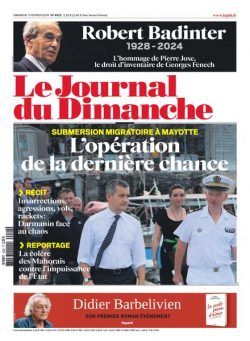 Le Journal du dimanche – 11 Fevrier 2024