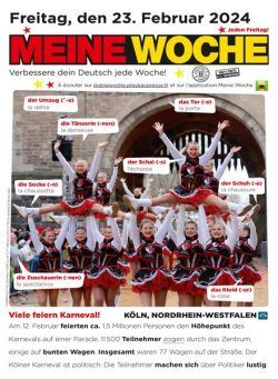 Meine Woche – 23 Februar 2024