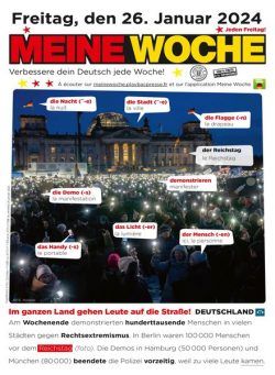 Meine Woche – 26 Januar 2024