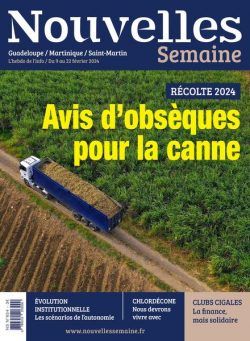 Nouvelles Semaine – 9 Fevrier 2024