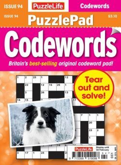 PuzzleLife PuzzlePad Codewords – Issue 94 – 30 January 2024