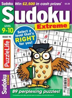 PuzzleLife Sudoku Extreme – Issue 93 – 25 January 2024