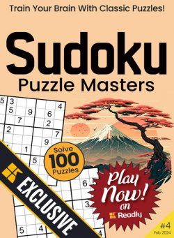 Sudoku Puzzle Masters – Issue 4 – February 2024