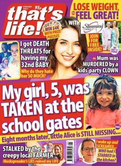 that’s life! UK – 8 February 2024