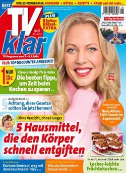 TV Klar – 25 Januar 2024