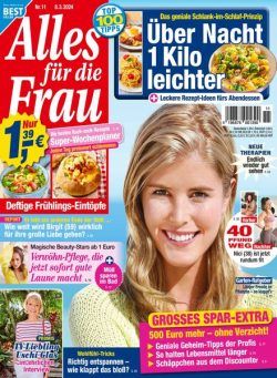 Alles fur die Frau – 8 Marz 2024