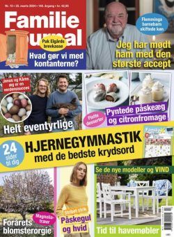 Familie Journal – Uge 13 – 27 Marts 2024