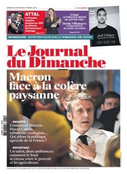 Le Journal du dimanche – 26 Fevrier 2024