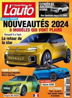 L’Essentiel de l’Auto – Avril-Mai-Juin 2024