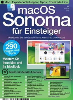 macOS Sonoma fur Einsteiger – Februar 2024