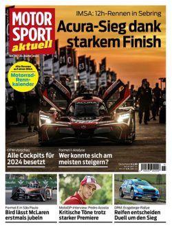 Motorsport aktuell – 19 Marz 2024