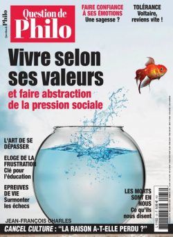 Question de Philo – Mars-Avril-Mai 2024